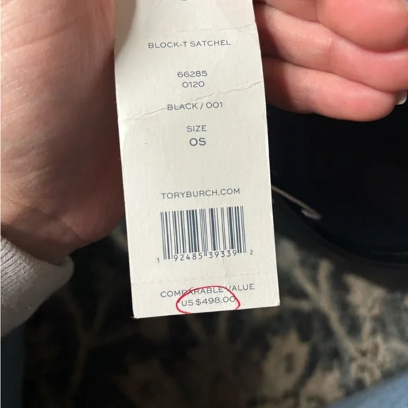 Tory Burch Block-T Satchel - Picture 6 of 6